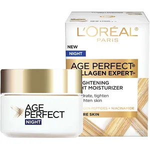L'Oréal Paris Age Perfect Night Moisturizer with Collagen & Niacinamide for Hydration & Elasticity