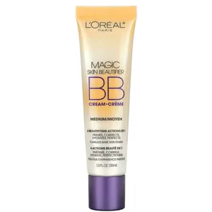 L'OrÃ©al Paris BB Cream Magic Skin Beautifier, Medium - 4-in-1 Hydrating Skin Primer & Corrector