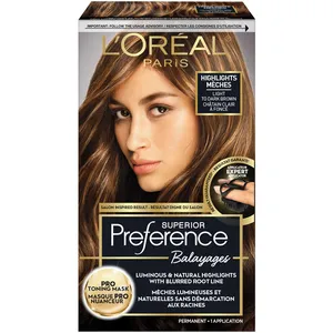 L'Oréal Paris Balayage Highlighting Kit - Dark Blonde to Light Brown, Permanent Hair Color