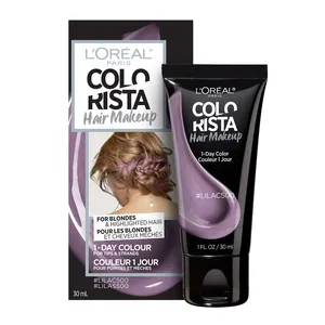 L'Oréal Paris COLORISTA Hair Makeup Temporary Hair Colour Lilac 500 for Blondes and Highlights