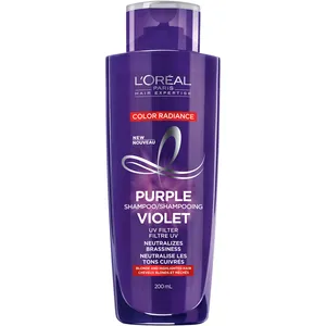 L'Oréal Paris Color Radiance Purple Shampoo for Blonde, Brunette, Bleached & Silver Hair