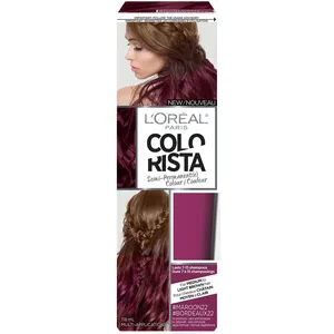 L'Oréal Paris Colorista Semi Permanent Hair Color, Teal - Vegan, No Mixing, Lasts 5-15 Shampoos