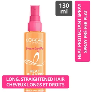 L'Oréal Paris Dream Lengths Heat Slayer Leave-In Spray for Long Hair, Protects Up to 230C, Frizz Control
