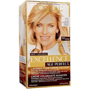 L'Oréal Paris Excellence Age Perfect 9N Light Natural Blonde for Mature Hair - Fuller, Thicker Color