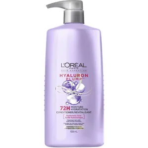 L'OrÃ©al Paris Hair Expertise Hyaluron Plump Conditioner - 72h Moisture, Hydrating, with Hyaluronic Acid