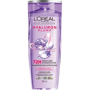 L'Oréal Paris Hyaluron Plump Shampoo 385ml for Dry Hair - Moisturizing & Hydrating with Hyaluronic Acid