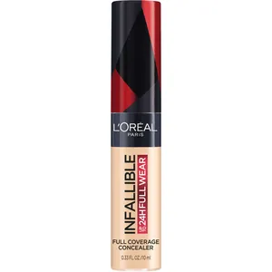 L'OrÃ©al Paris Infallible 24H Full Wear Concealer Porcelain - Maximum Coverage, Waterproof, 25 Shades