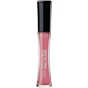 L'OrÃ©al Paris Infallible Pro-Gloss 8HR Hydrating Lip Gloss, Shell Pink â€“ Longwear High Shine