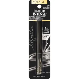 L'Oréal Paris Lineur Intense Felt Tip Eyeliner in Black – Precision for Bold or Thin Lines