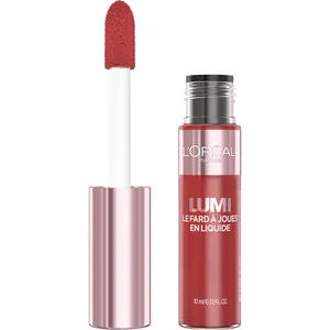L'Oréal Paris Lumi Le Liquid Blush in Dewy Bright Pink - Lightweight, Buildable Formula for Radiant Color