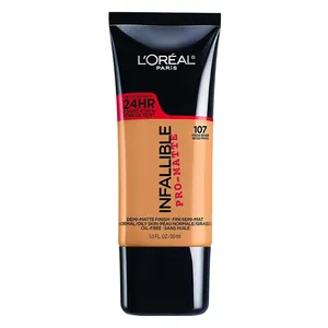 L'OrÃ©al Paris Pro-Matte Foundation Nude Buff 104.5 - Oil-Free, Longwear, Lightweight Makeup