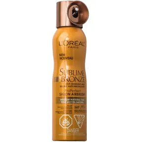 L'OrÃ©al Paris Sublime Bronze Self-Tanning Mist Medium for Natural Sunless Tan at Home
