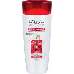 L'OrÃ©al Paris Total Repair 5 Shampoo for Dry Damaged Hair with Protein + Cicamide