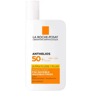 La Roche-Posay Anthelios Ultra-Fluid Face Sunscreen Lotion SPF50 - Invisible, Water Resistant, Hypoallergenic