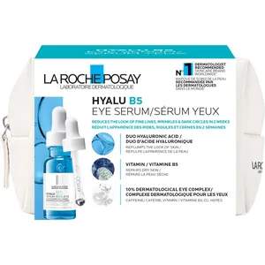 La Roche-Posay Hyalu B5 Eyes Serum Kit with Micellar Water & Pouch - Hydrate & Replump Eyes