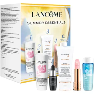 Lancôme Summer Essentials Set, UV Expert Aquagel Defense 50, L'Absolu Rouge Cream Lipstick