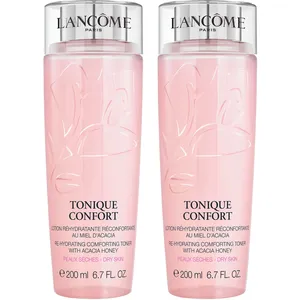 Lancôme Tonique Confort Holiday Duo with Hyaluronic Acid & Acacia Honey, 200ml x2