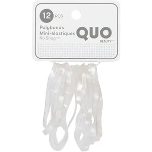Large Clear Polybands for Effortless Hairstyles 