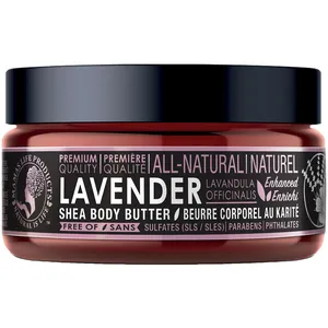 Lavender Shea Butter - 100% Unrefined, Organic Moisturizer for Sensitive & Dry Skin Types