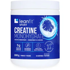 LeanFit Creatine Monohydrate Unflavoured 5g for Muscle Mass and Performance Boost