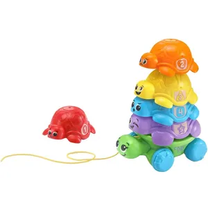 LeapFrog Nest & Count Turtle Tower - Stacking, Nesting, and Counting Toy for Ages 12+ Months