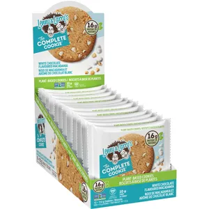 Lenny & Larry's White Chocolate Macadamia Protein Cookie - 16g Protein, 10g Fibre, Delicious Snack