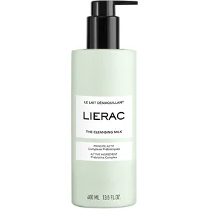 Lierac Cleansing Milk 400ml - Vegan, Natural Ingredients, Removes Makeup, Nourishes Skin