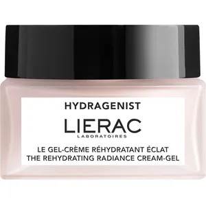 Lierac Hydragenist Rehydrating Radiance Cream-Gel for Normal to Combination Skin, 98% Natural Ingredients