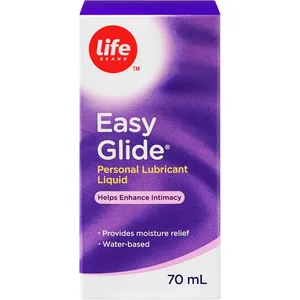 Life Brand Easy Glide Personal Lubricant Liquid â€“ Gentle, Water-Based Formula for Enhanced Intimacy