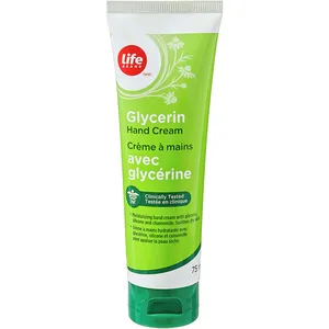 Life Brand Glycerin Hand Cream - Moisturizing Formula with Chamomile for Dry Skin Relief