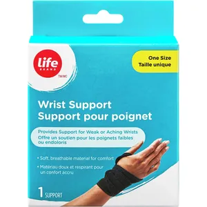 Life Brand Wrist Support, One Size, Soft Breathable Material, Fits Left or Right Wrist