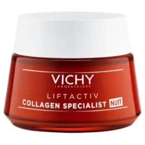 Liftactiv Collagen Specialist Night Cream - Wrinkles, Peptides, Hyaluronic Acid - Youthful Skin