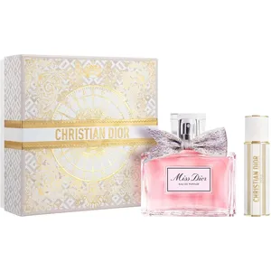 Limited Edition Miss Dior Set - Eau de Parfum 3.4 oz & Travel Spray with Botanical Case