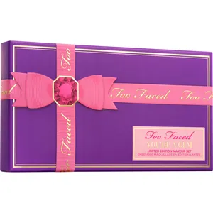 Limited Edition Too Faced You're A Gem! 3-Piece Eye Makeup Set - Deep Black, Flashy Colors