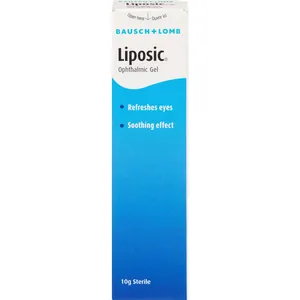 Liposic Ophthalmic Gel for Dry Eye Relief â€“ Clear, Highly Viscous Gel, Long-Lasting Comfort