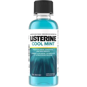 Listerine Cool Mint Antiseptic Mouthwash 95 ML - Kills Germs, Reduces Plaque, Freshens Breath