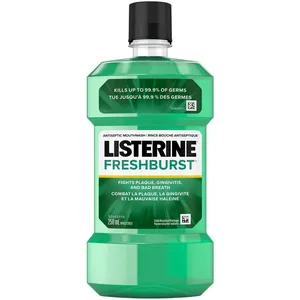 Listerine Fresh Burst Antiseptic Mouthwash 250 ML - Kills Germs, Reduces Plaque & Freshens Breath