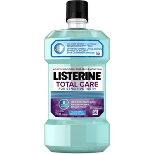 Listerine Total Care Mouthwash for Sensitive Teeth 250 ML - Antiseptic, Improves Oral Health