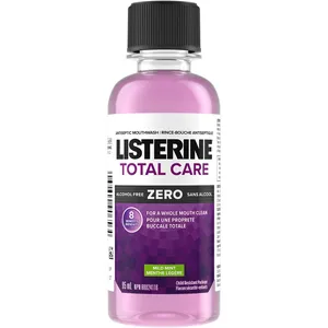 Listerine Total Care Zero Alcohol-Free Mouthwash 95ML - Eight Benefits for Improved Oral Health