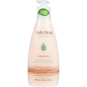 Live Clean Exotic Nectar Argan Oil Shampoo - SLS/Sulfate Free, Vegan, 100% Pure Argan Oil, 350ml