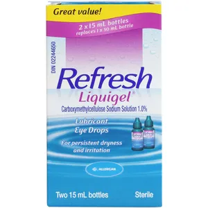 Long-lasting Relief for Dry Eyes - REFRESH LIQUIGEL Ophthalmic Solution, Multi-Dose Gel 12ml