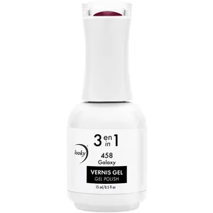 Looky Vernis 3 in 1 Navy Gel Nail Polish - All-in-One Formula for Strong, Shiny Manicure