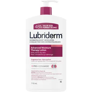 Lubriderm Advanced Moisture Therapy Lotion 710ml - Vitamin E, Pro-Vitamin B5, Dry Skin Care
