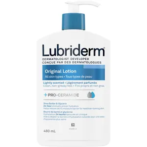 Lubriderm Original Lotion with Shea Butter and Glycerin, 480-mL - Hydrate All Skin Types