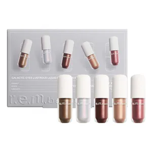Lustrous Liquid Eyeshadow Kit - 5 Shades: UFO, Labcoat, Nerd, Comet, Experiment - Waterproof & Vegan
