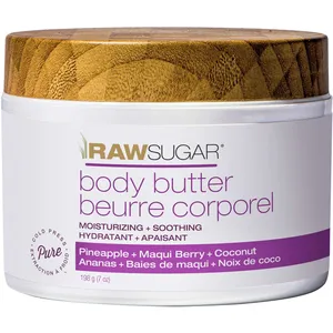 Luxurious Body Butter - Pineapple + Maqui Berry + Coconut - Vegan & Cruelty-Free, White