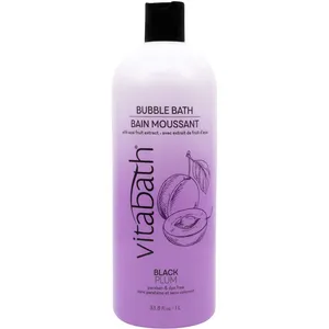 Luxurious Vitabath Black Plum Bubble Bath - Nourishing Bubble Soak with Coconut, Vanilla, and Antioxidants