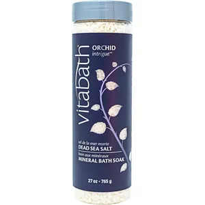Luxurious Vitabath Orchid Intrigue Dead Sea Mineral Bath Soak with Grapeseed Oil and Epsom Salt