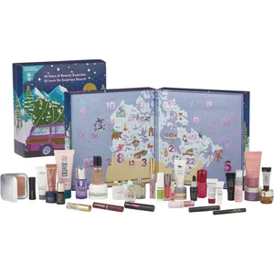 Luxury 35-Piece Advent Calendar with Skincare, Haircare & Makeup Surprises for the Holiday Season