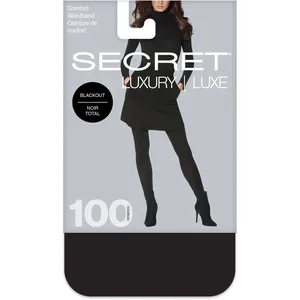 Luxury Opaque Tights with Comfort Waistband - 100 Denier - Super Opaque Matte Finish